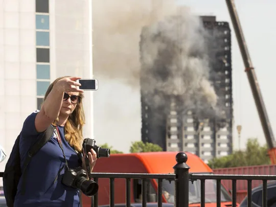 grenfell tower selfie