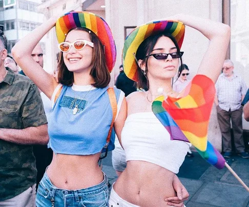 Bella Hadid and Kendall Jenner.