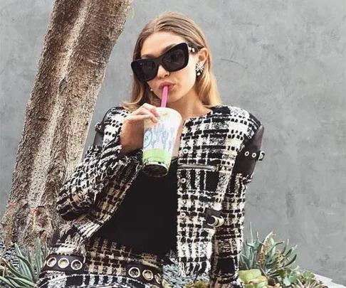 Gigi Hadid Bubble Tea