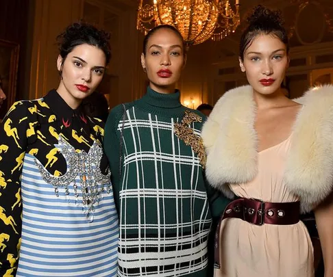 Kendall Jenner, Joan Smalls and Bella Hadid