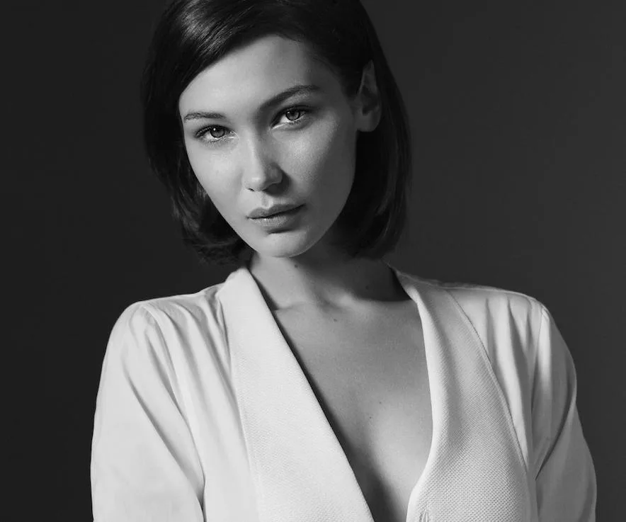 Bella Hadid for the Dior Love Chain.