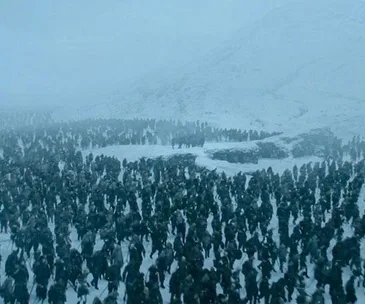 where is night king's army? slow journey