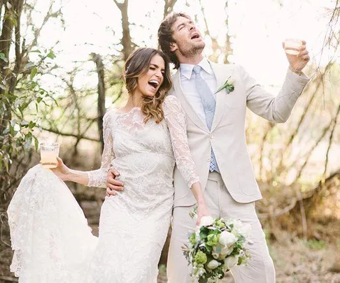 Nikki Reed and Ian Somerhalder.