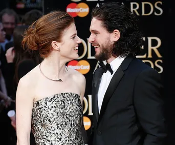 Kit Harington and Rose Leslie.