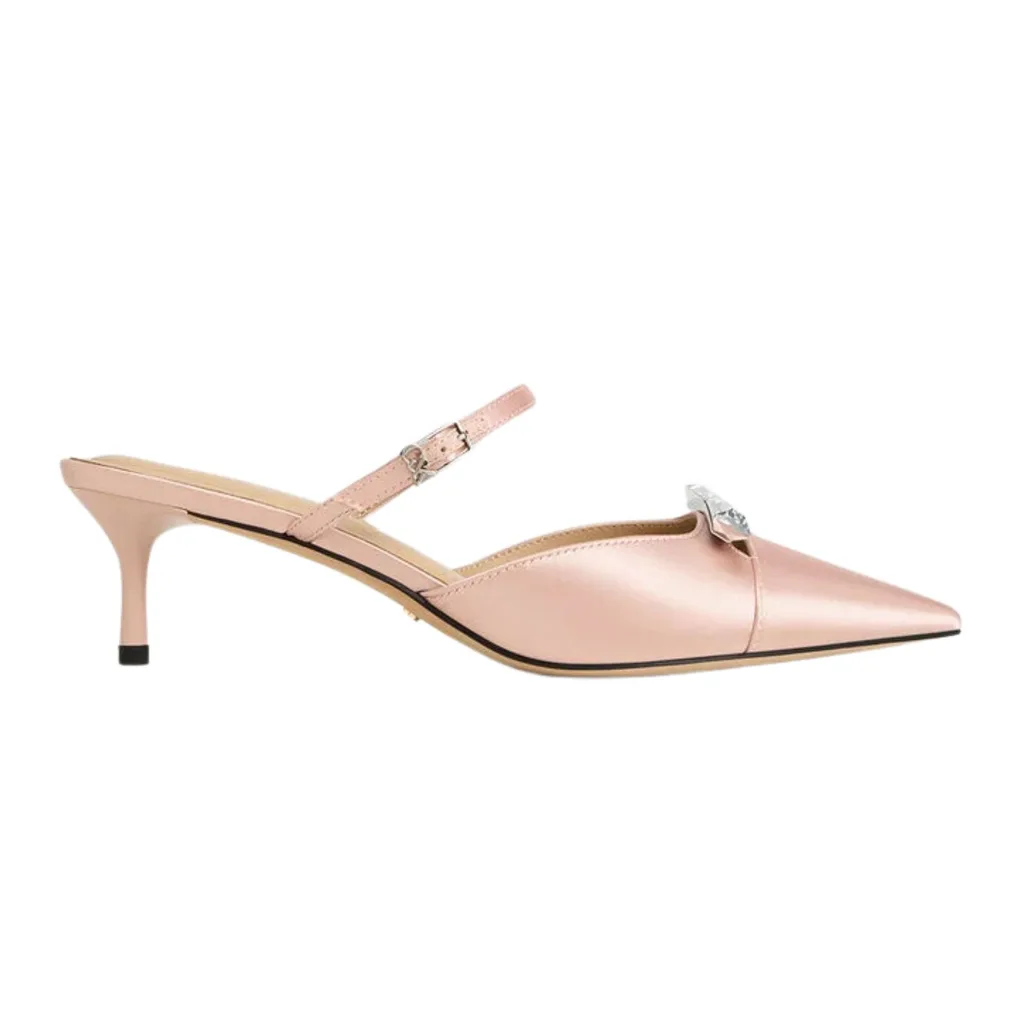 blush wedding shoe