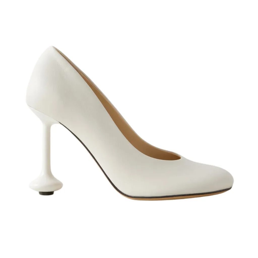 white loewe shoe