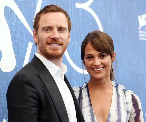 Alicia Vikander and Michael Fassbender.