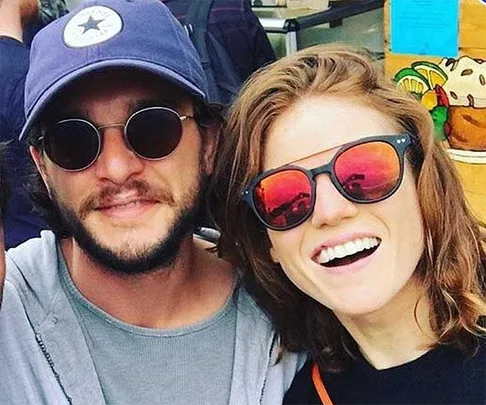 Kit Harington and Rose Leslie.