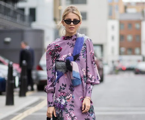 London Fashion Week street style.