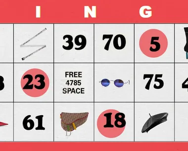 Fashion bingo.