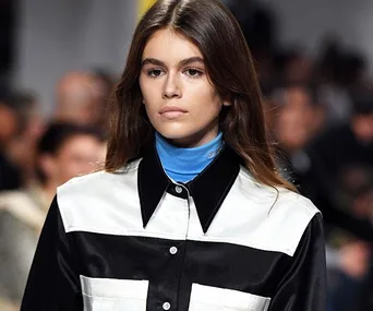 Kaia Geber Runway Debut Calvin Klein