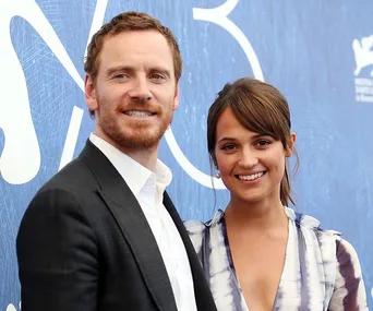 Alicia Vikander and Michael Fassbender.