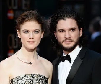 Kit Harington and Rose Leslie.