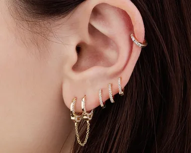 Earlobe Piercing Inspiration