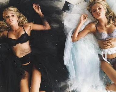 Elsa Hosk and Romee Strijd Sleeping