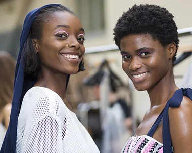 Paris Fashion Week backstage beauty