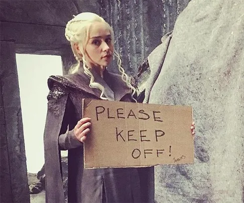 Emilia Clarke Game of Thrones Instagram
