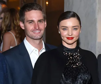 Miranda Kerr and Evan Spiegel. 