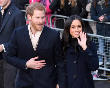 Prince Harry and Meghan Markle in Nottingham