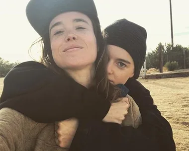 Ellen Page and Emma Portner.