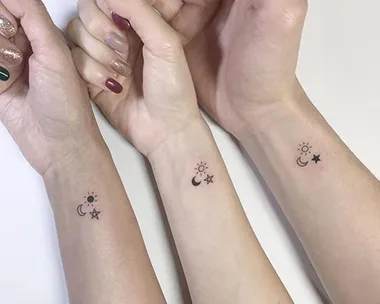 Best Friend Matching Tattoos