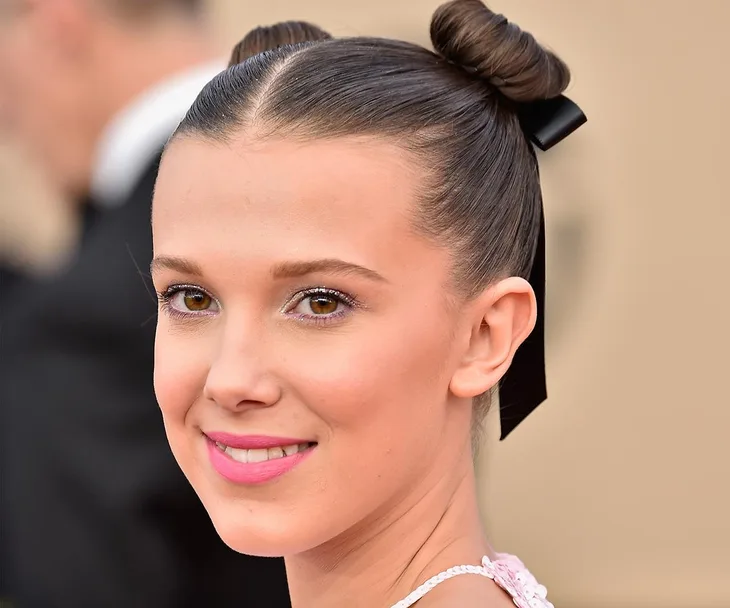 Millie Bobby Brown SAG Awards Space Buns