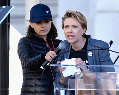 Scarlett Johansson Women's March Speech 2018