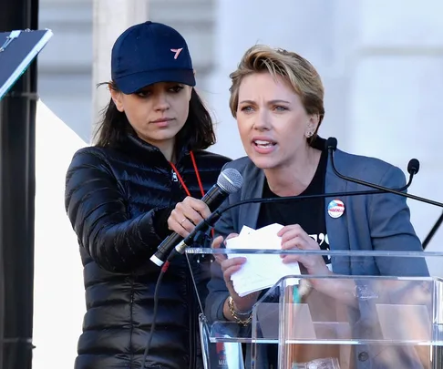 Scarlett Johansson Women's March Speech 2018