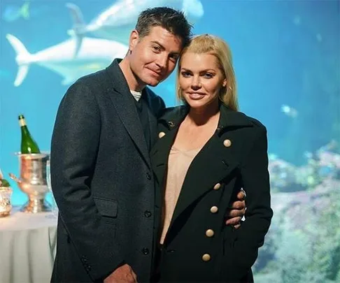 Sophie Monk and Stu Laundy