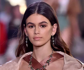 kaia gerber bottega venetta runway 2017 SS18