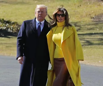 Melania Trump Dodges Trump Hand Hold