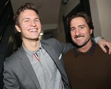 Ansel Elgort and Luke Wilson