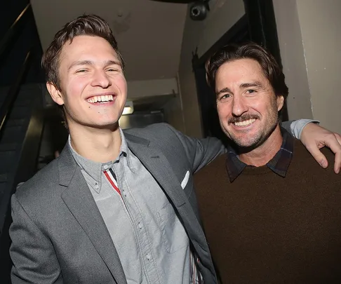 Ansel Elgort and Luke Wilson