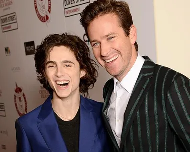 Timothee Chalamet Armie Hammer London