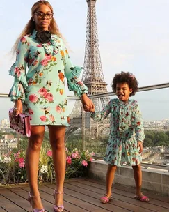 Beyonce and Blue Ivy.