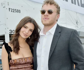 Emily Ratajkowski and Sebastian Bear-McClard at the Independent Spirit Awards.