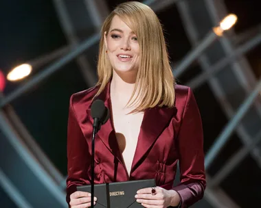 Emma Stone at 2018 Oscars