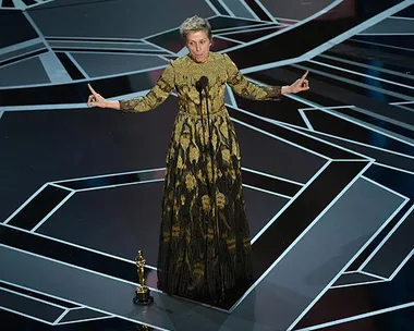 Frances McDormand at 2018 Oscars