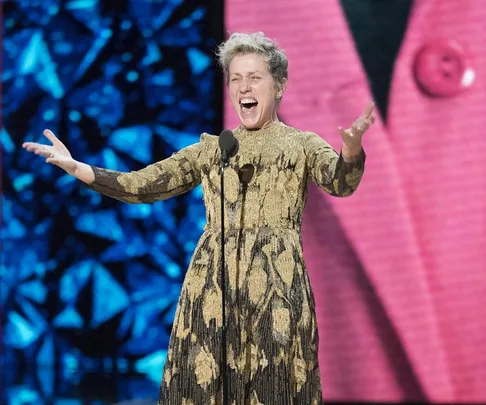 Frances McDormand at the 2018 Oscars.