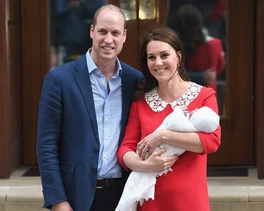 Kate Middleton royal baby three Lindo Wing photo.