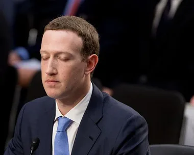 Mark Zuckerberg Is Having a Great Time in Washington Today, Despite What His Face Says