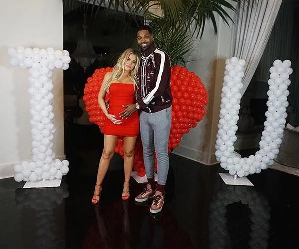 Khloe Kardashian and Tristan Thompson