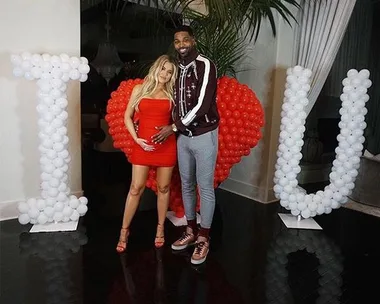 Khloe Kardashian and Tristan Thompson