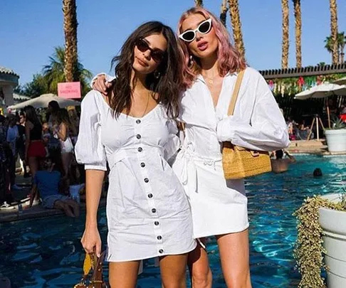 celebrity coachella outfits 2018