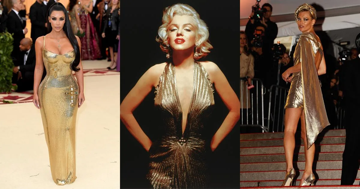 The Most Iconic Gold Dresses In Fashion History