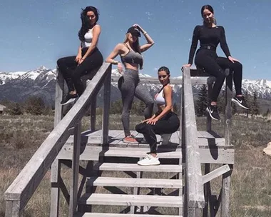 Kim Kardashian exercise