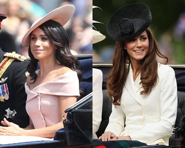 Kate Middleton and Meghan Markle comparison. 