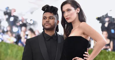 Bella Hadid and The Weeknd.