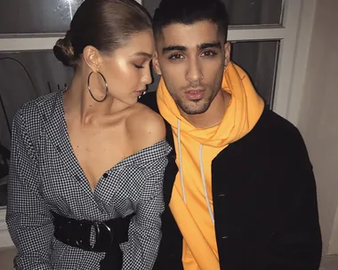 Gigi Hadid and Zayn Malik on Instagram. 