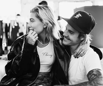 Hailey Baldwin and Justin Bieber.